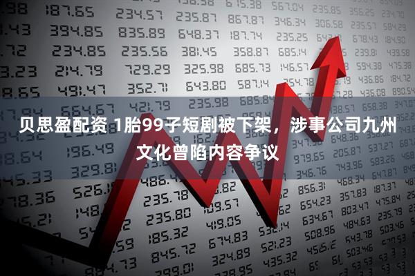 贝思盈配资 1胎99子短剧被下架，涉事公司九州文化曾陷内容争议