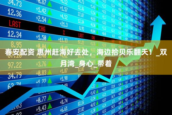 春安配资 惠州赶海好去处，海边拾贝乐翻天！_双月湾_身心_带着